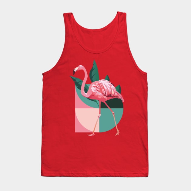 pink flamingo Tank Top by katanya78